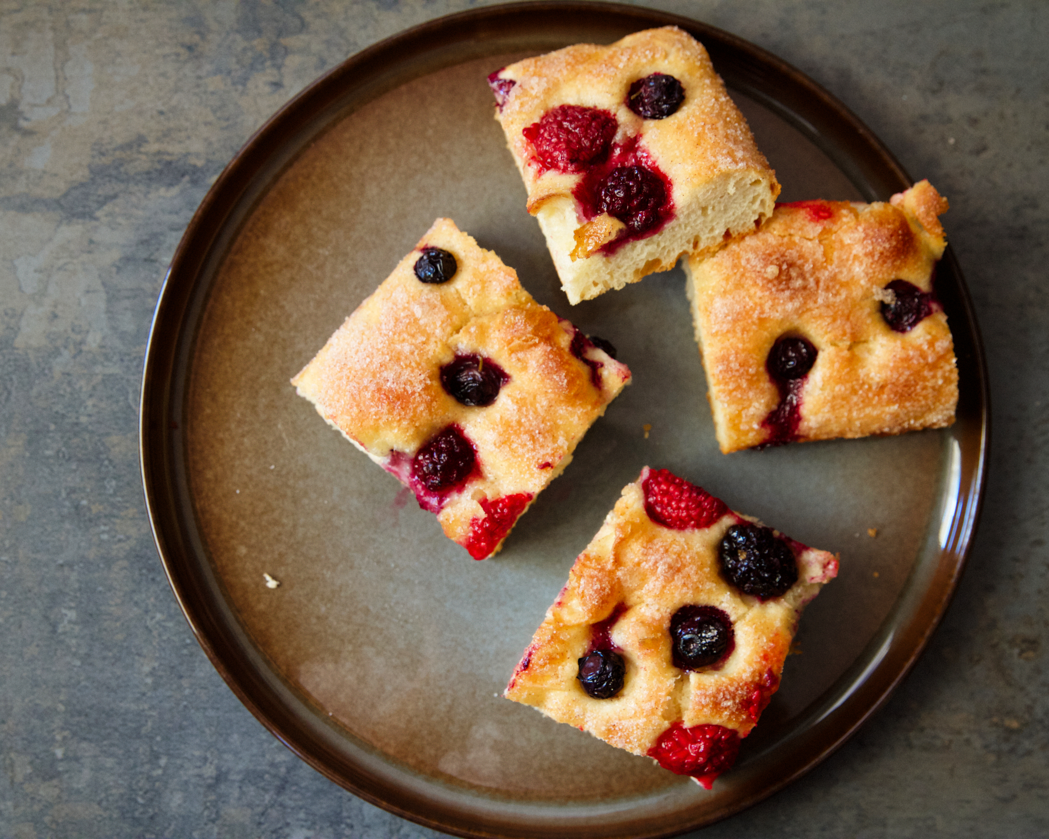 Summer Berry Focaccia