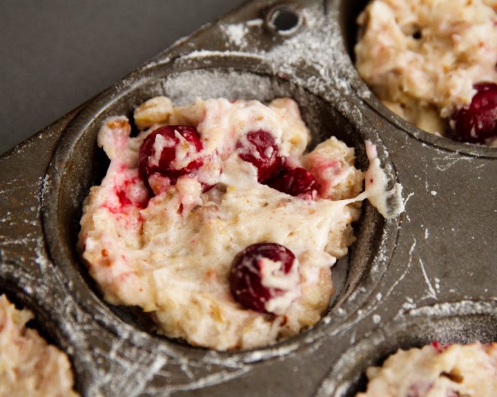 Healthy Cranberry Friands