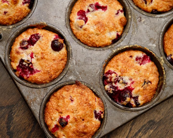 Healthy Cranberry Friands