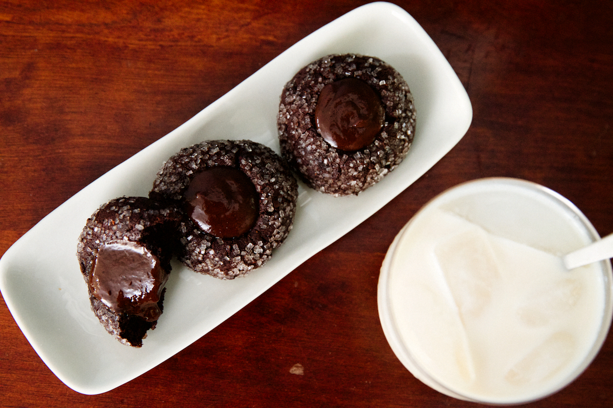 Chocolate Espresso Thumbprints