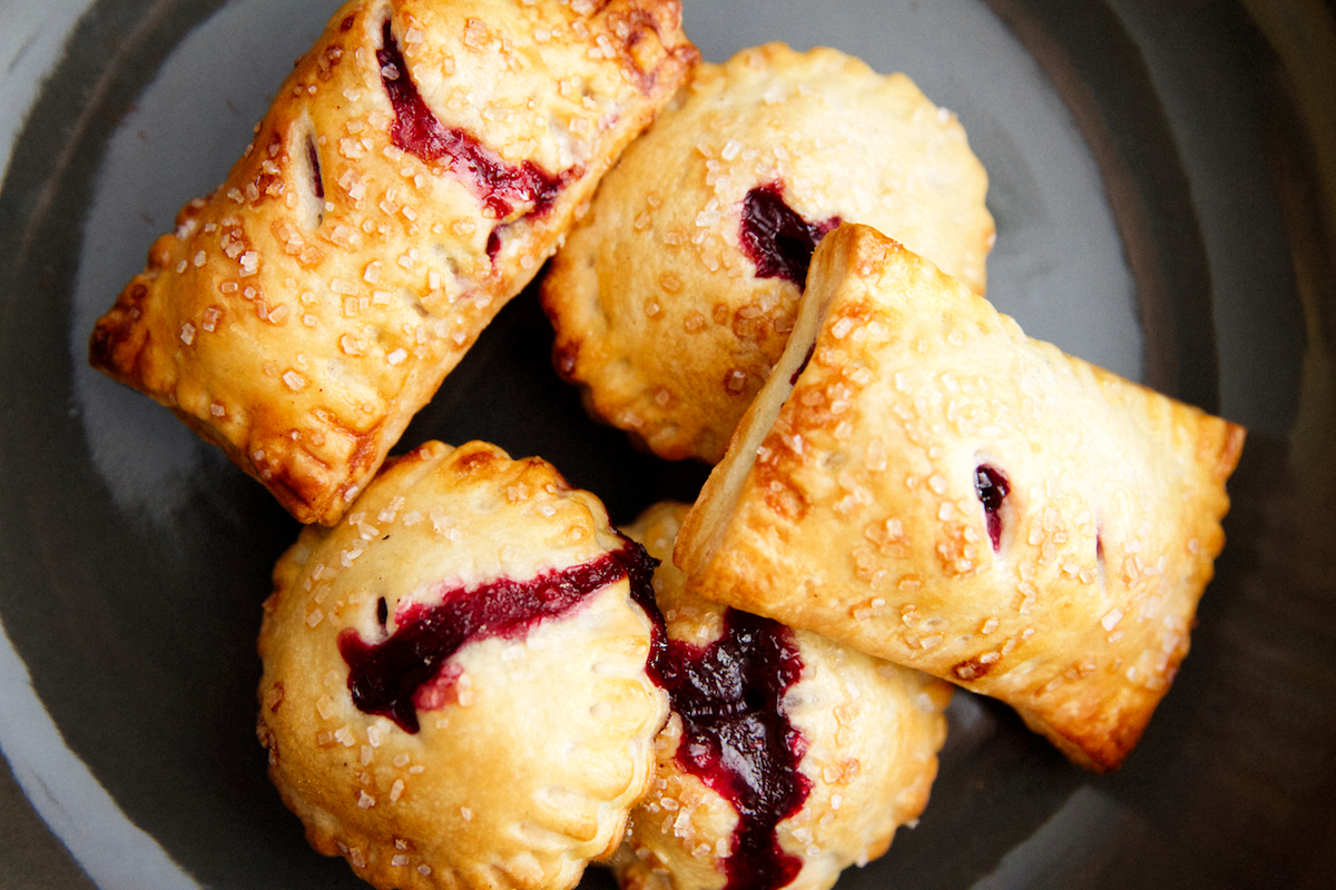 Blackberry Basil Hand Pies