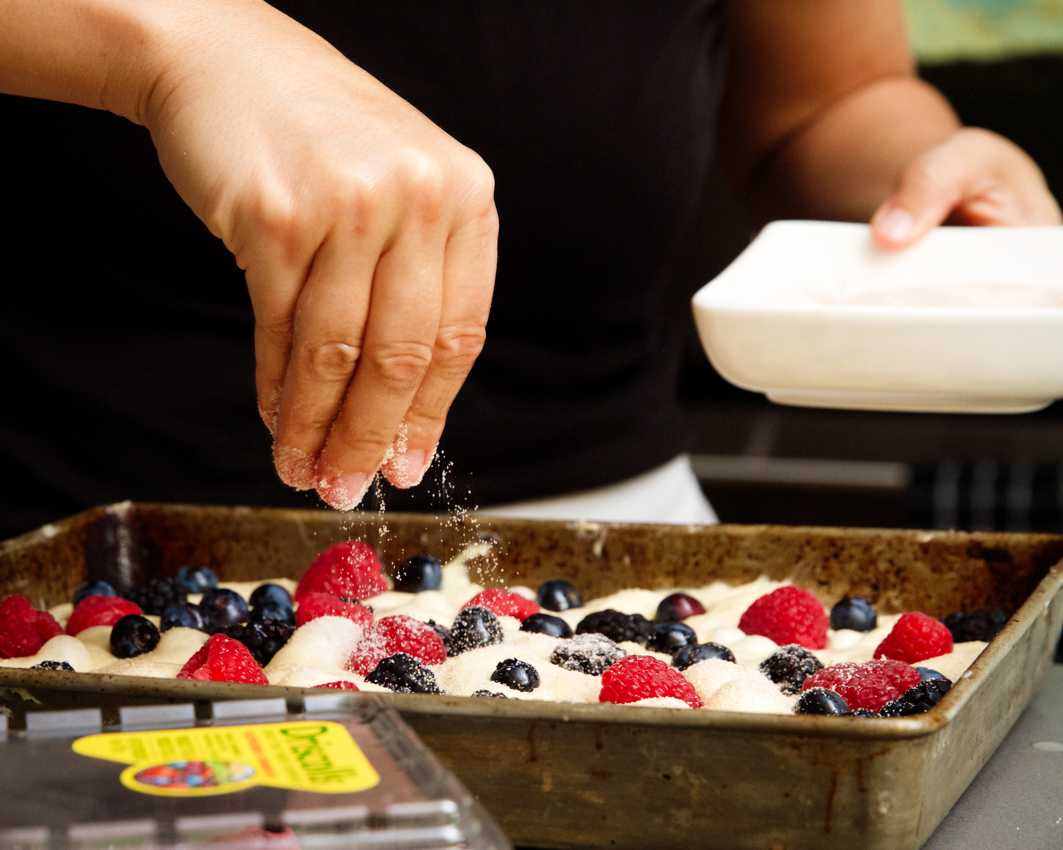 Summer Berry Focaccia