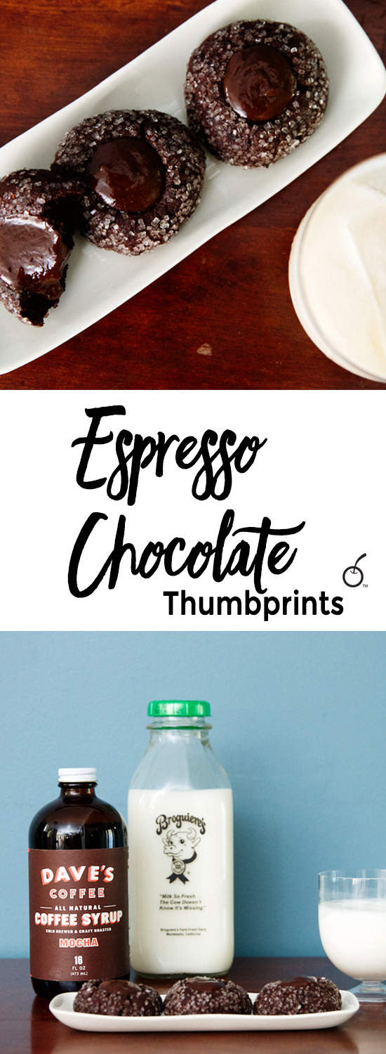 Chocolate Espresso Thumbprints