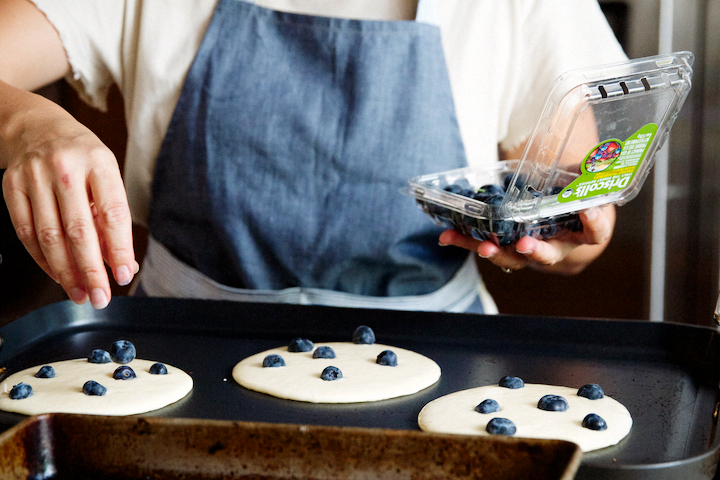 Blueberry Ricotta Pancakes