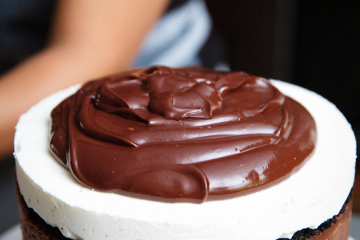 Chocolate Fudge Ice Cream Cake