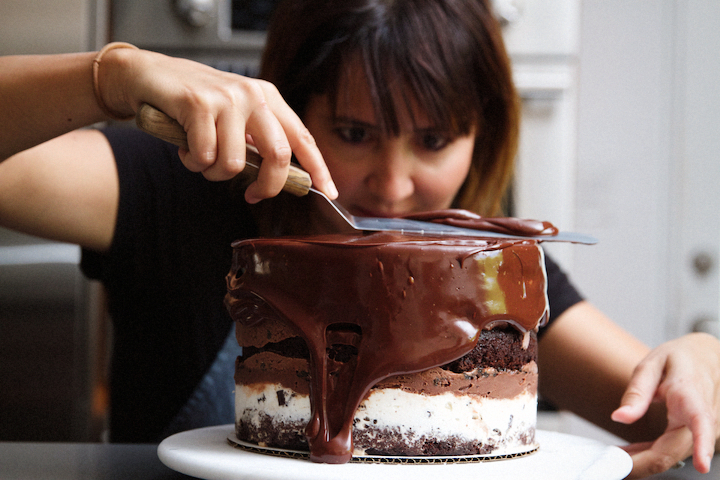 Chocolate Fudge Ice Cream Cake