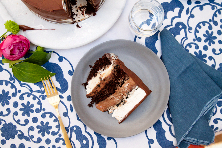 Chocolate Fudge Ice Cream Cake