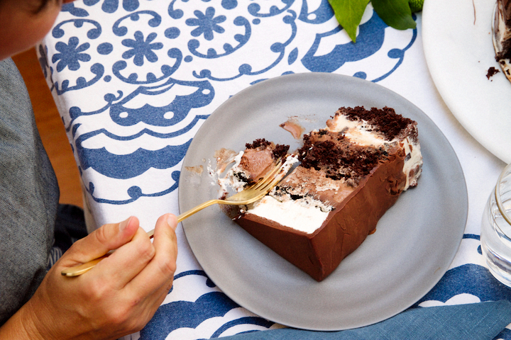 Chocolate Fudge Ice Cream Cake