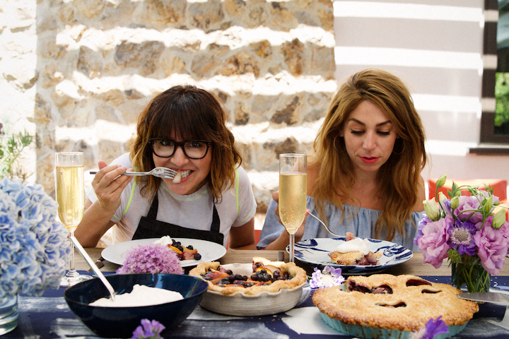 Nectarine Blueberry Pies with Amy Murphy