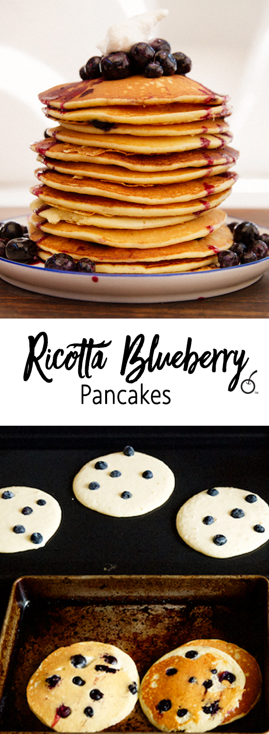 Blueberry Ricotta Pancakes