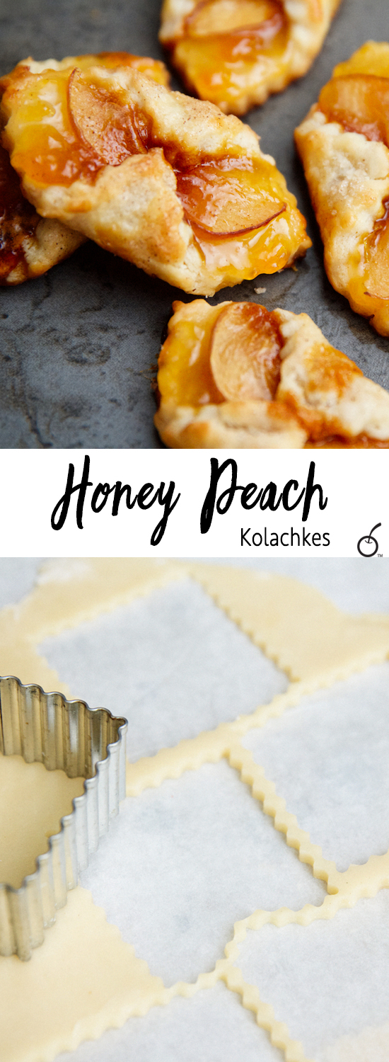 Kolachkes with Peach and Honeycomb