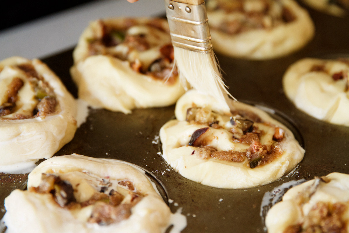 Fig & Pecan Sticky Buns