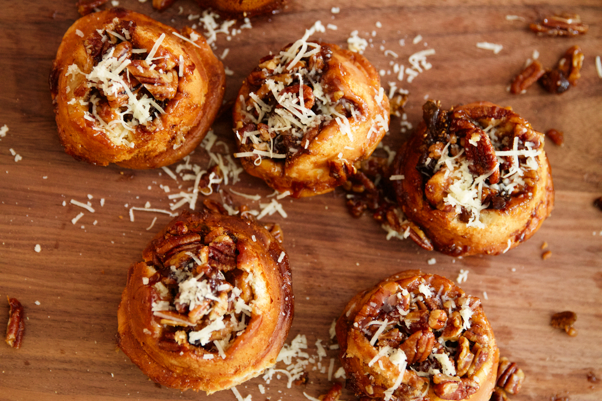 Fig & Pecan Sticky Buns