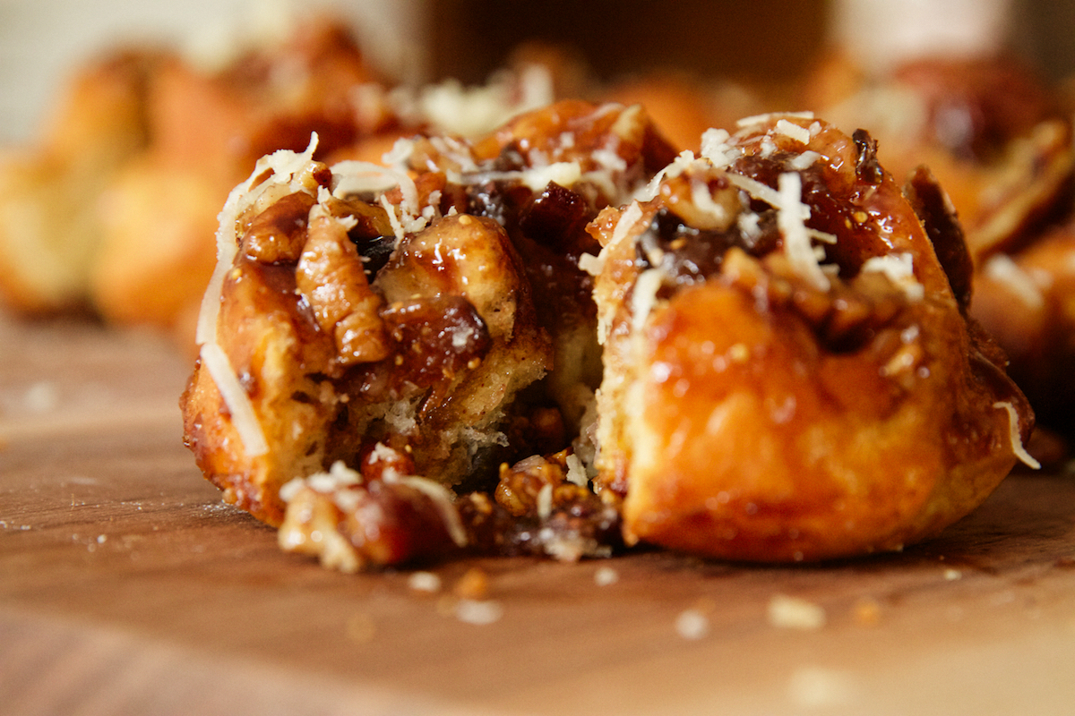 Fig & Pecan Sticky Buns