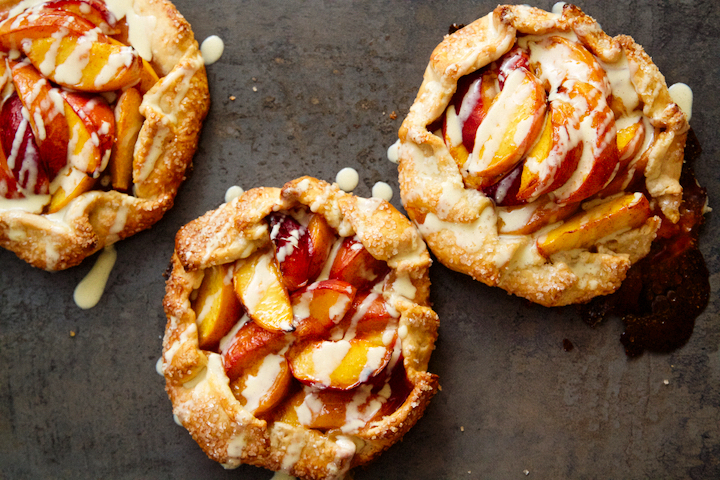 Peach Rum Galettes