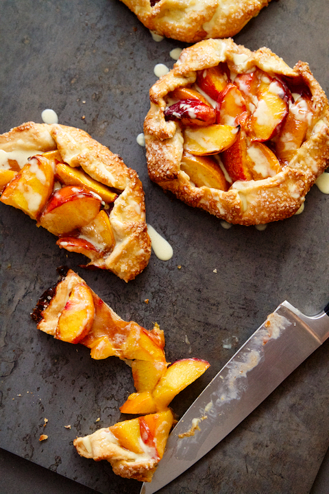 Peach Rum Galettes