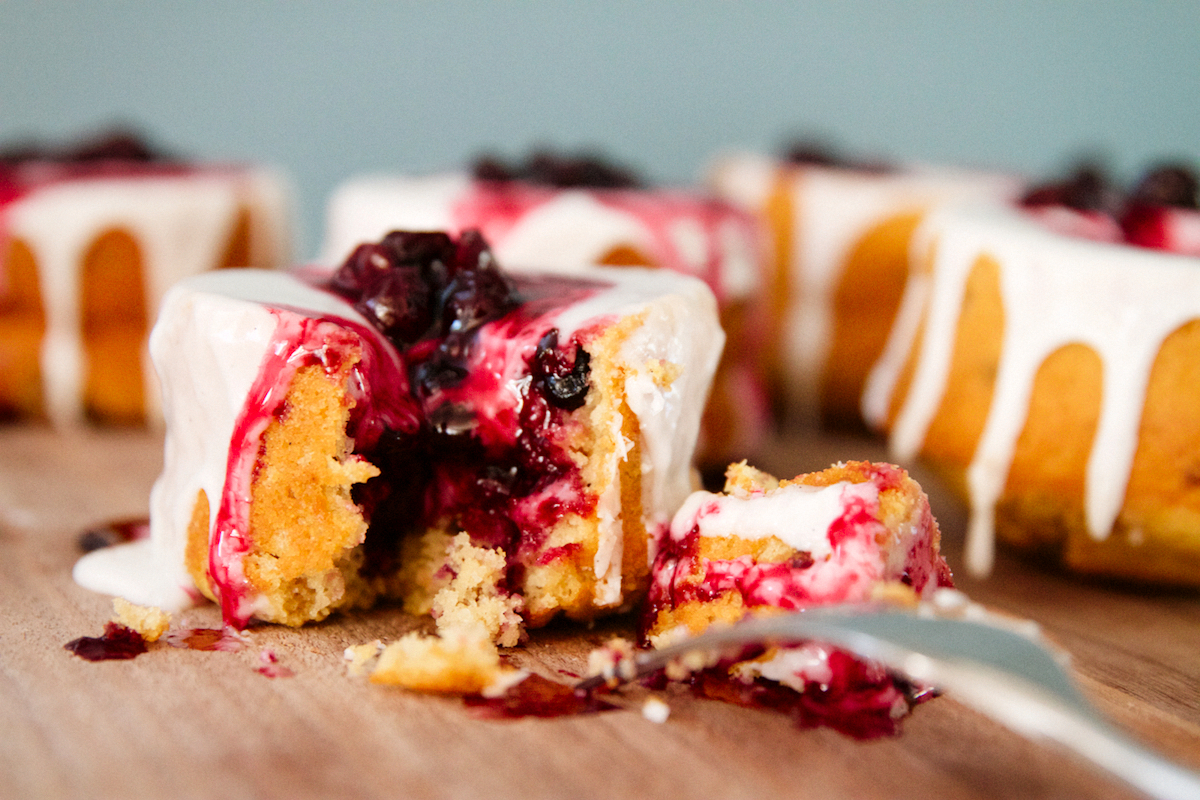 Blueberry Bundt Cakes