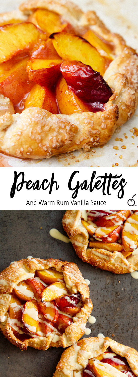 Peach Rum Galettes