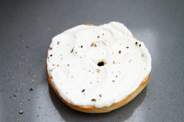 Bagel of Champions with Cranberry, Black Pepper, and Goat Cheese
