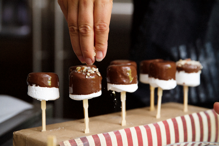 Chocolate Dipped Marshmallows