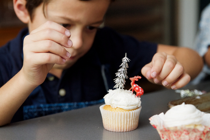 Easy Winter Wonderland Cupcakes