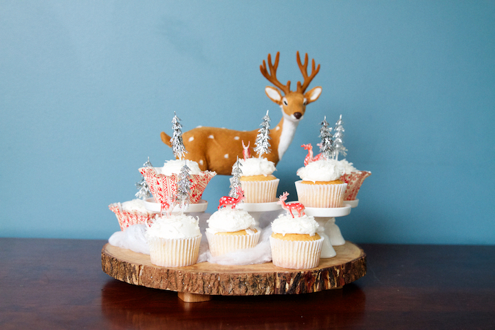 Easy Winter Wonderland Cupcakes