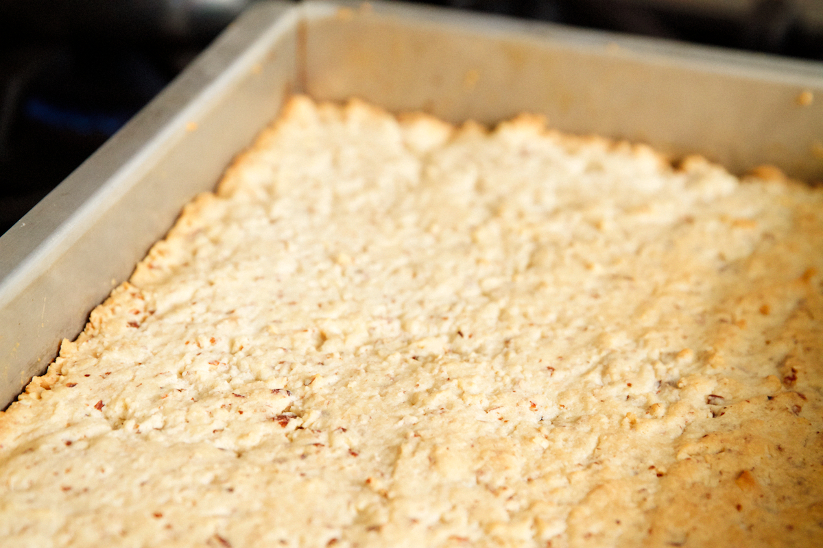 Whiskey Chocolate Pie Bars