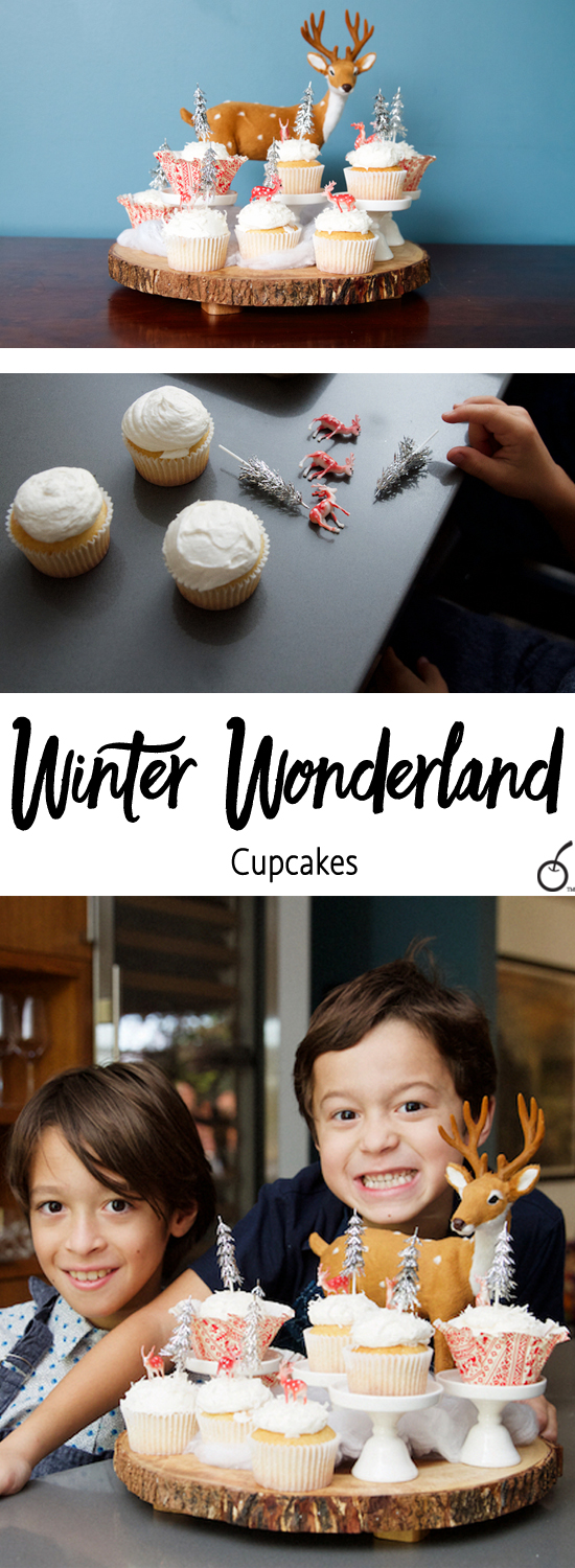 Easy Winter Wonderland Cupcakes
