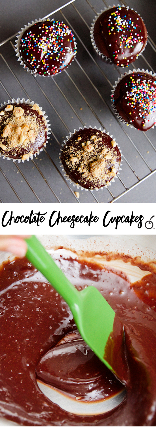 Chocolate Cheesecake Cupcakes
