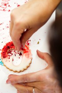 Valentine Signature Heart Cookies