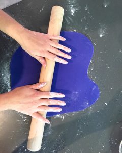 Purple Valentine's Day Cookies