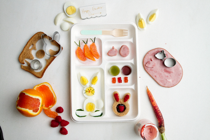 This Easter bunny bento kit is everything! Well, everything except