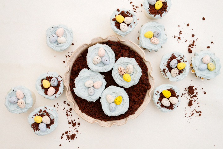 Easter Basket Cupcakes