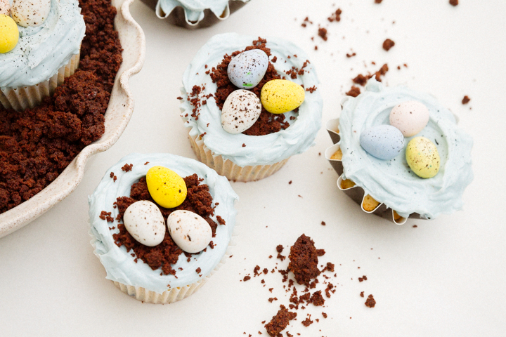 Easter Basket Cupcakes