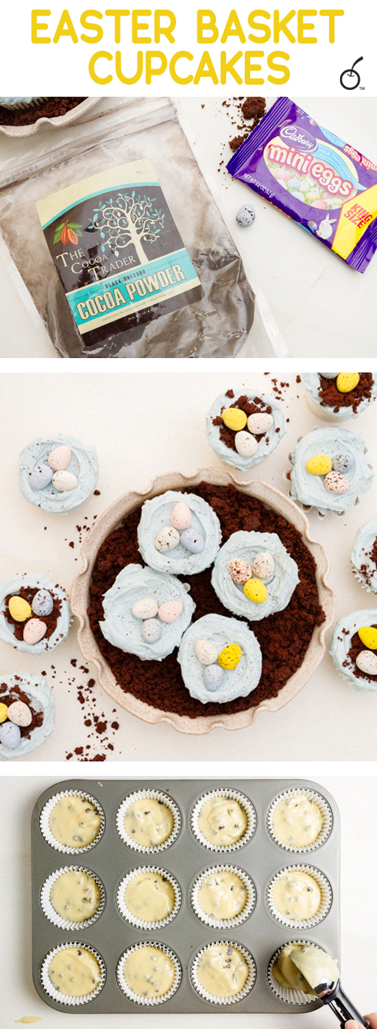 Easter Basket Cupcakes