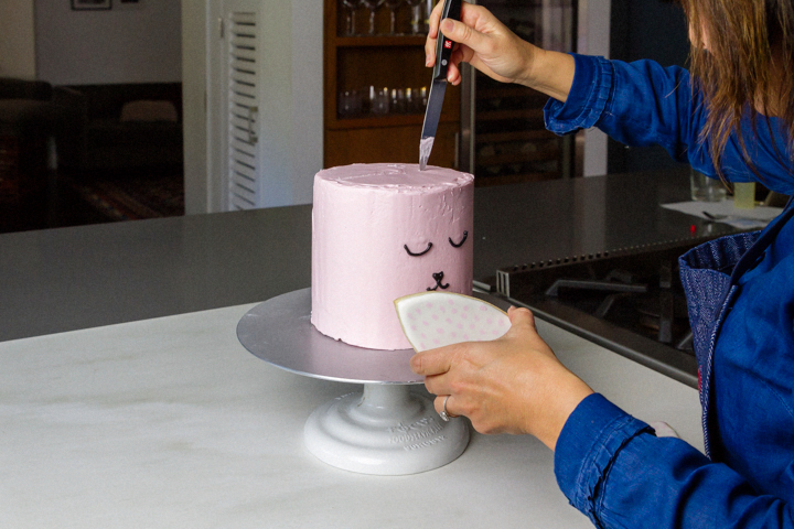 Strawberry Lemonade Bunny Cake