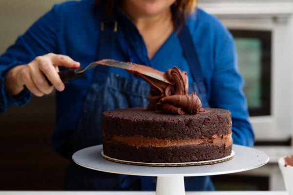 Vegan Chocolate Cake (aka Love on a Platter) ~ The Sweet Nerd