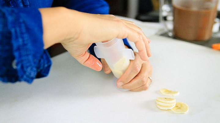 Banana Almond Fudgsicles