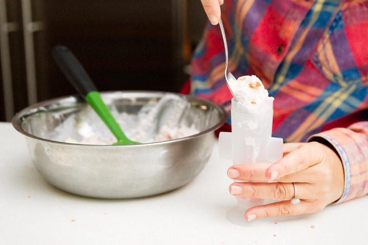 Ice Cream Cheat: Strawberry-n-Cake Popsicles