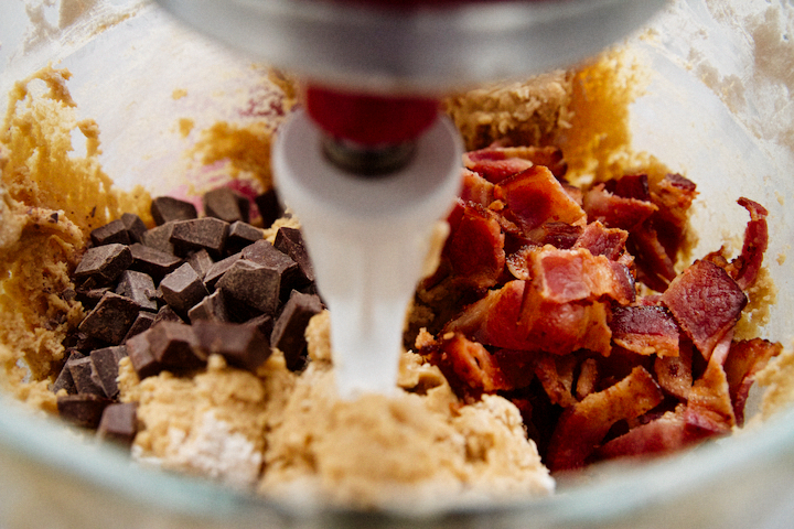 Bacon Chocolate Chip Cookie Pie