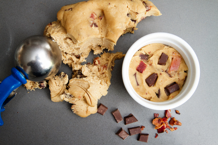 Bacon Chocolate Chip Cookie Pie