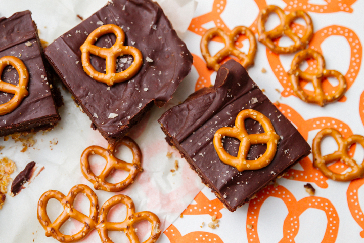 Salty Pretzel Brownies