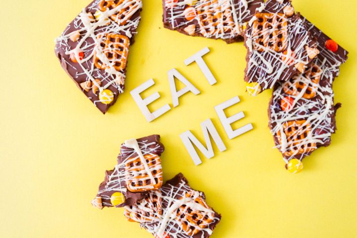 Eat Me - peanut butter chocolate bark