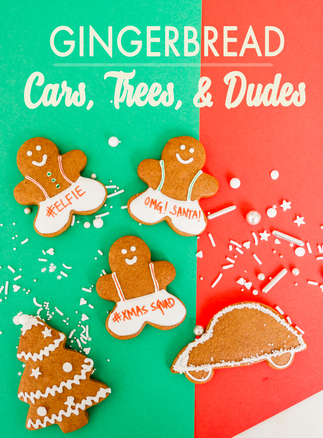 Gingerbread Cookies - Cars, Trees & Dudes