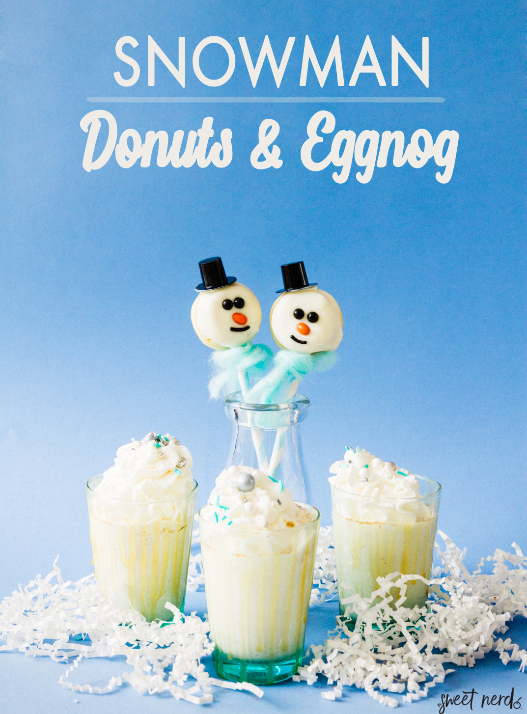 Snowman Donuts & Eggnog
