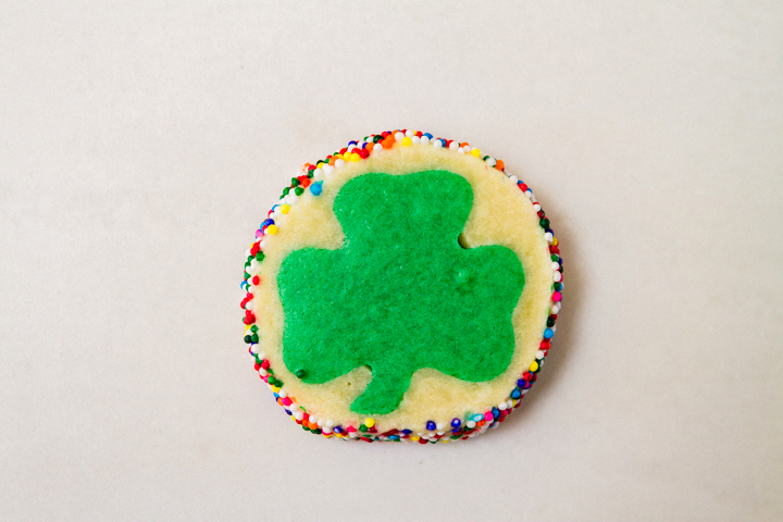 The perfect shamrock cookie - surprise!