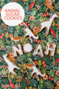 Jungle Animal Sugar Cookies