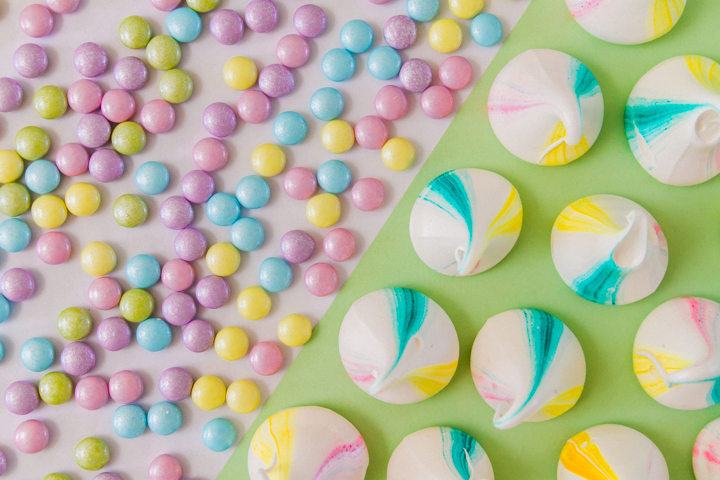 Sugarfina candies inside meringue kisses