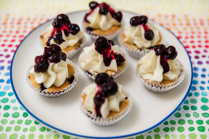 blueberry pie cupcake